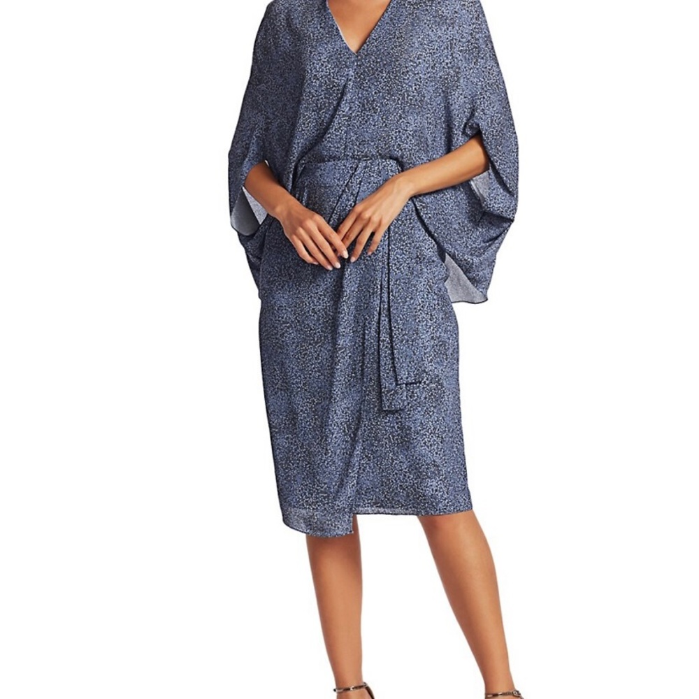 Halston Brand new in packaging gorgeous Halston stylish cape dress.
